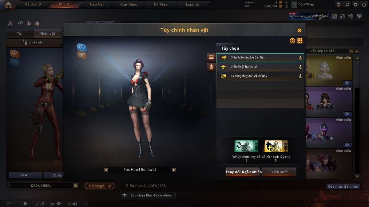 shop acc cf uy tin gia re